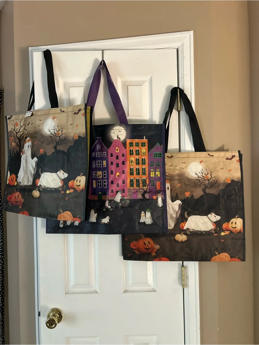 Set of 3 TJMaxx Halloween Tote Bags NWT